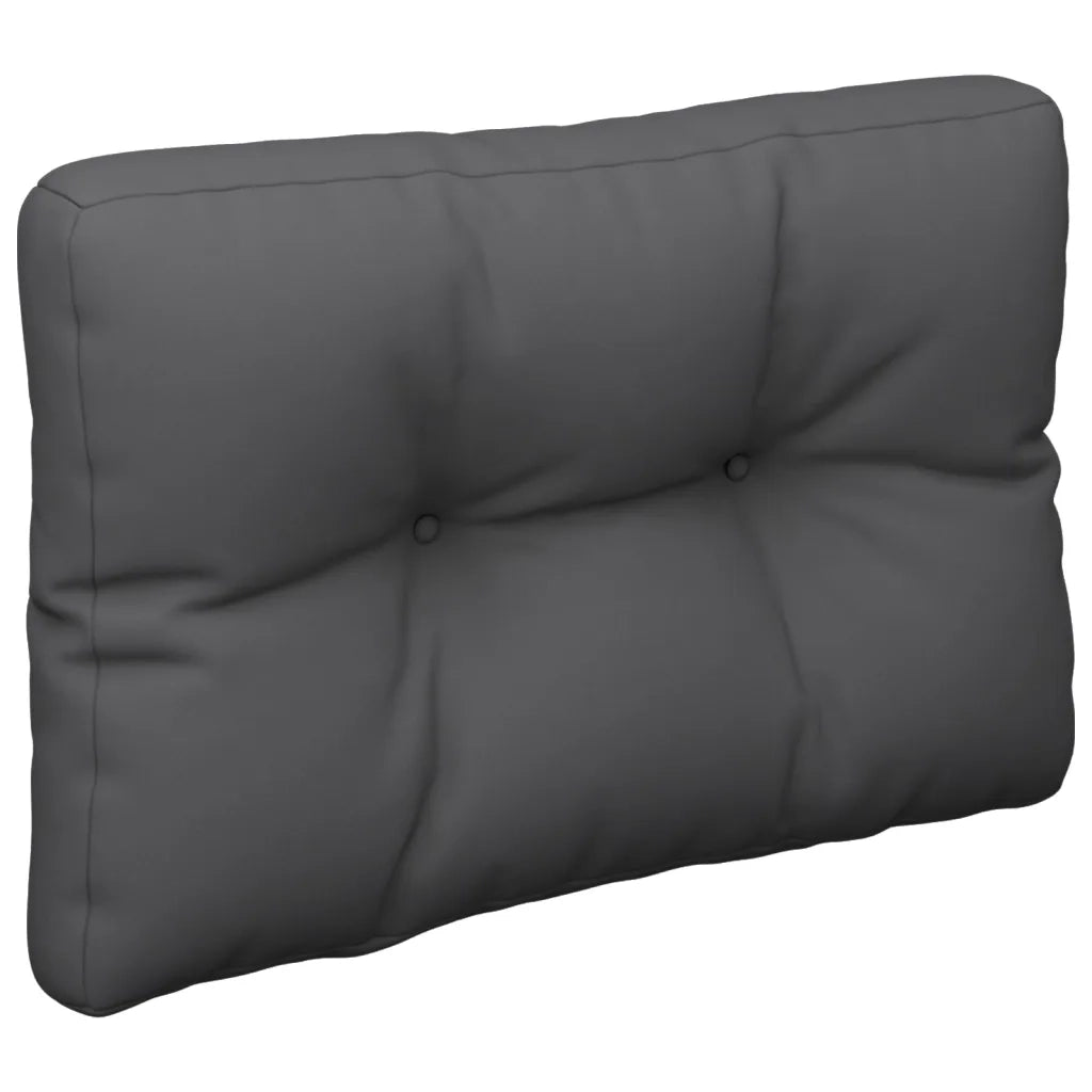 Cuscino per Pallet Antracite 50x40x12 cm in Tessuto 314423