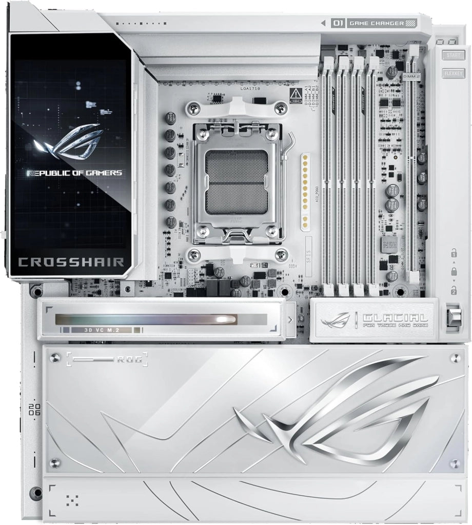 ROG Strix X870-I Gaming WiFi Scheda madre AMD, 10+2+1 stadi di alimentazione, slot DDR5, due slot M.2, PCIe 5.0 con pieno supporto per le GPU di nuova generazione, WiFi 7, porte USB4 e Aura Sync