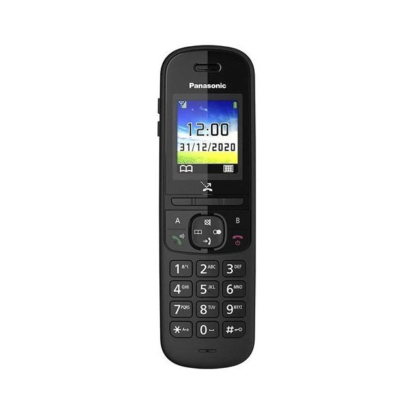 Panasonic kx-tgh710 telefono dect nero identificatore di chiamata - KX-TGH710JTB