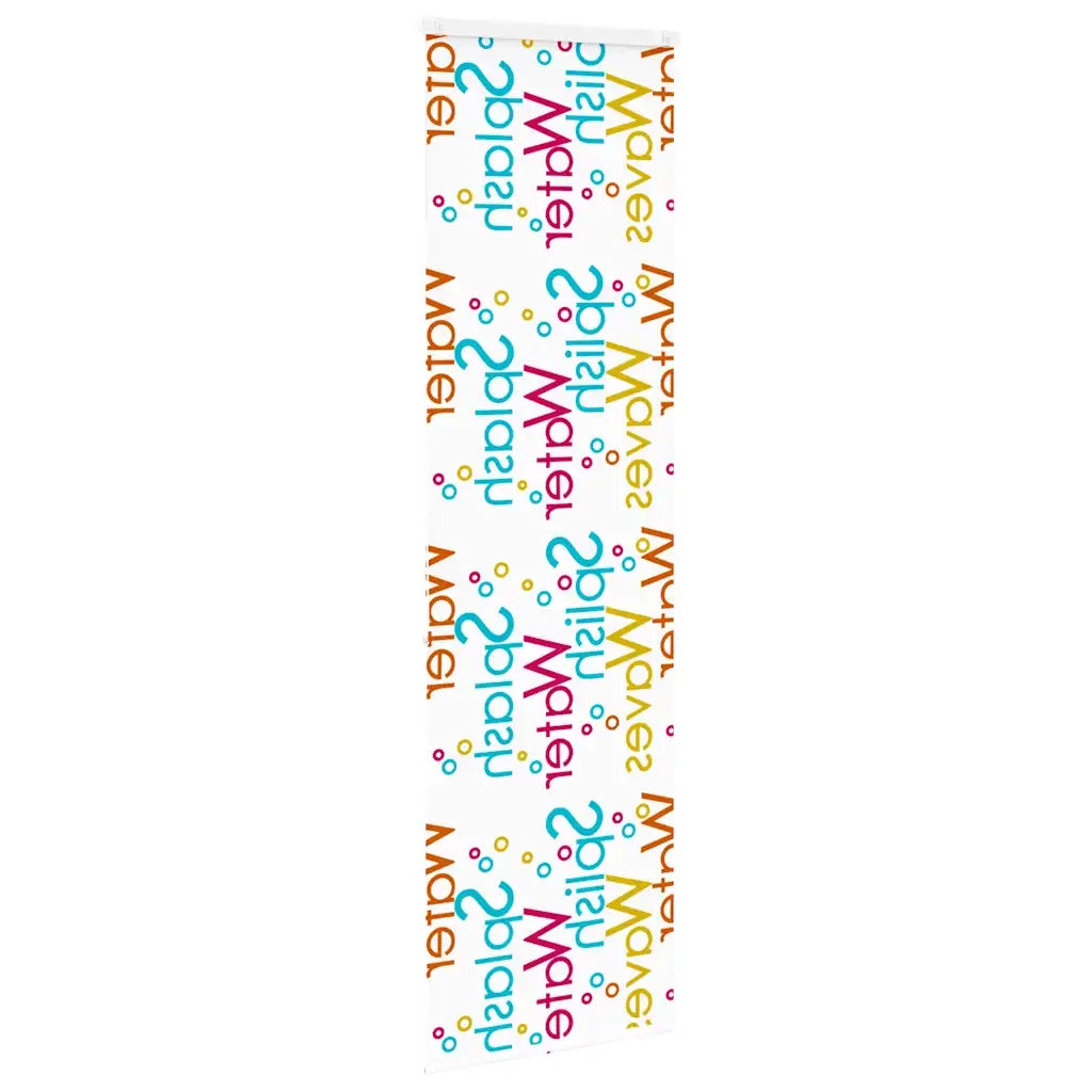 Tenda a Rullo per Doccia Cassonetto 80x240 cm Larghezza Tessuto 4015032