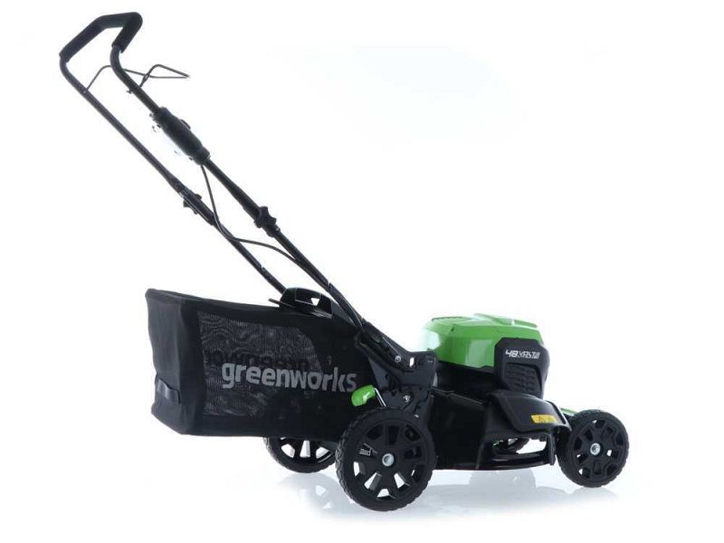 Rasaerba a batteria Greenworks GD48LM46SP semovente batteria 48V 4Ah e carica