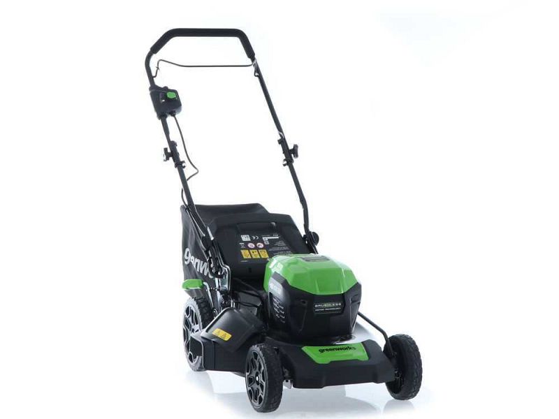 Rasaerba a batteria Greenworks GD48LM46SP semovente batteria 48V 4Ah e carica