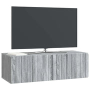 Mobile TV da Muro | Armadietto TV | Mobile Porta TV Grigio Sonoma 98 x 41 x 30 cm