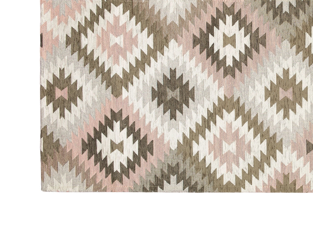 Tappeto Arredo Antiscivolo Camera Salotto Disegno Astratto Geometrico Avana By Suardi - 175x240 - Rosa