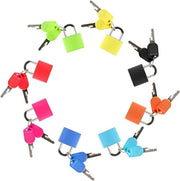 8 pezzi di serrature colorate per bagagli e zaini con chiavi