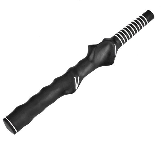 Allenatore del Pugno da Golf - Pugno in Gomma - Aiuto alla Posizione della Mano - Progettazione Ergonomica - Nero - Migliora Precisazione - Manico da Golf