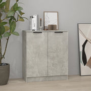 Credenza-Buffet-Armadio da cucina Grigio Cemento 60x30x70 cm in Legno tecnico