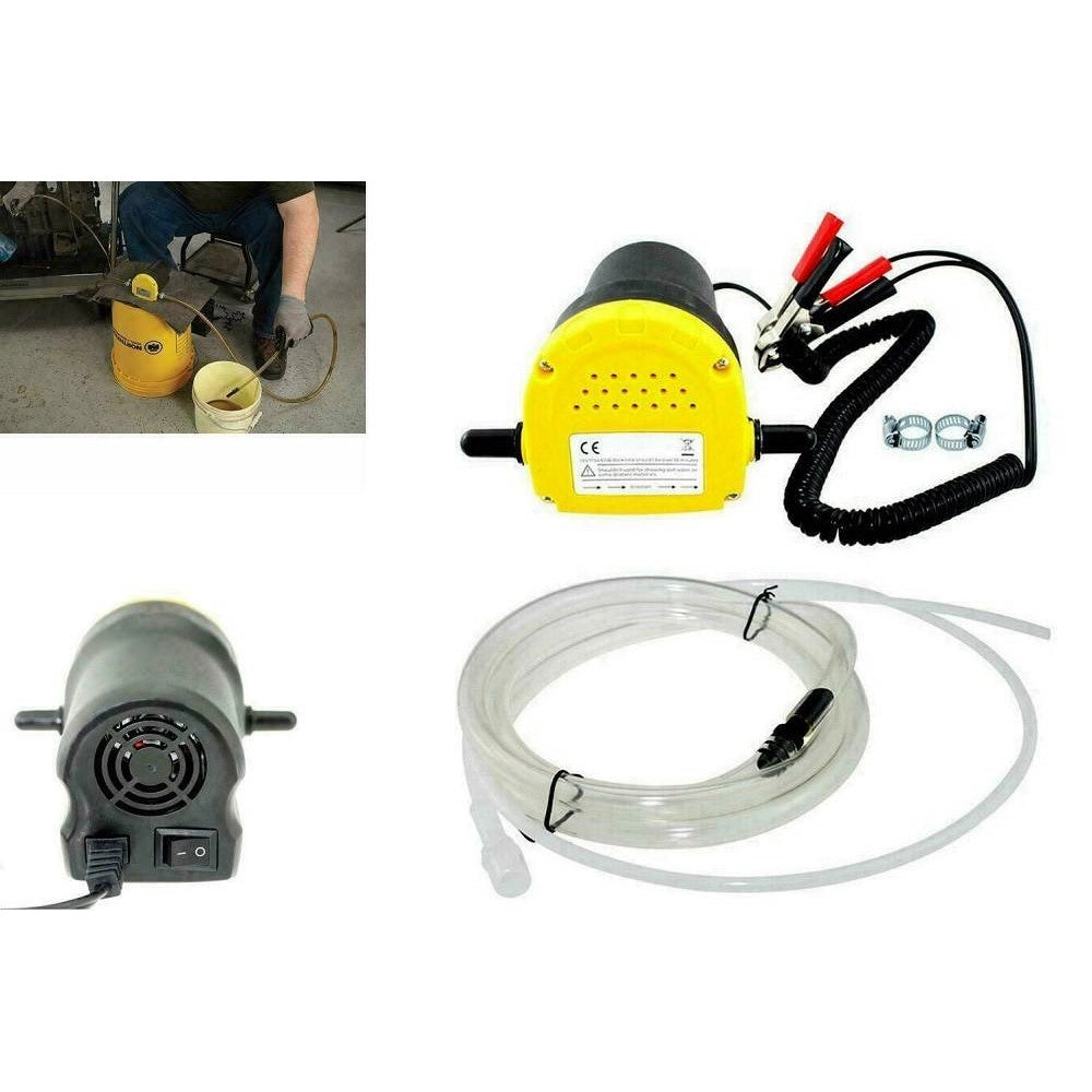 Trade Shop - Pompa Aspirazione Estrazione Cambio Olio Gasolio Diesel Elettrica 12v Auto -