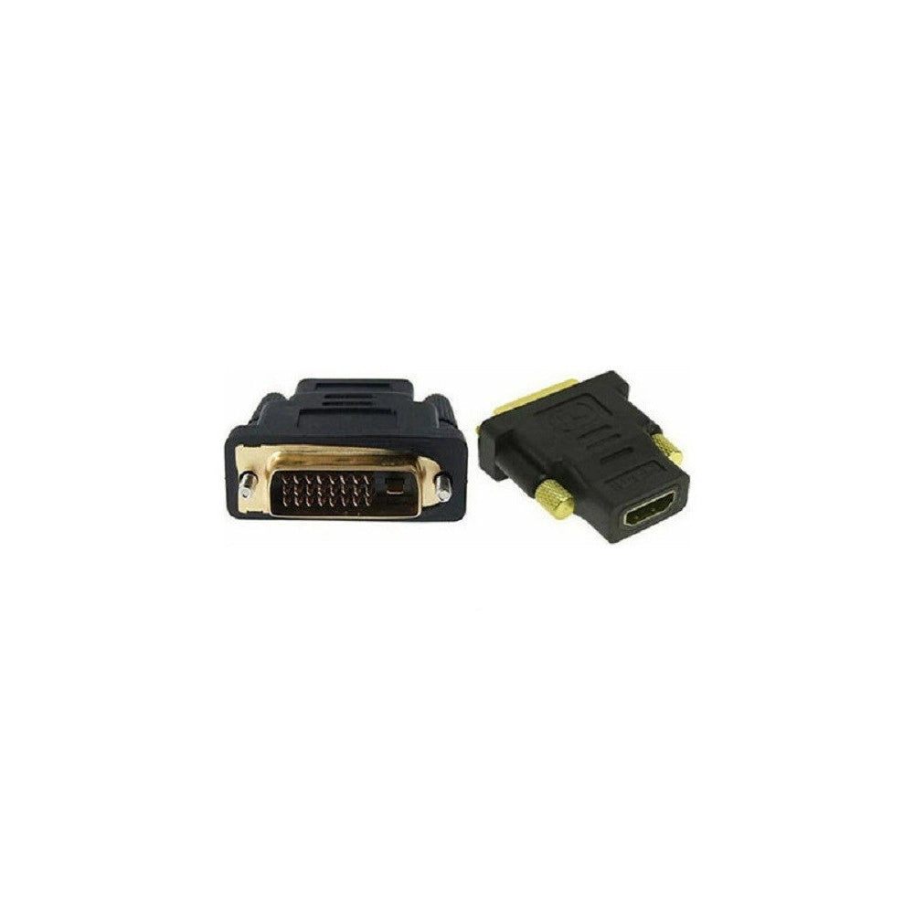 Trade Shop - Convertitore Adattatore Dvi-d Maschio A Hdmi Femmina Per Monitor Immagini Q-c30 -