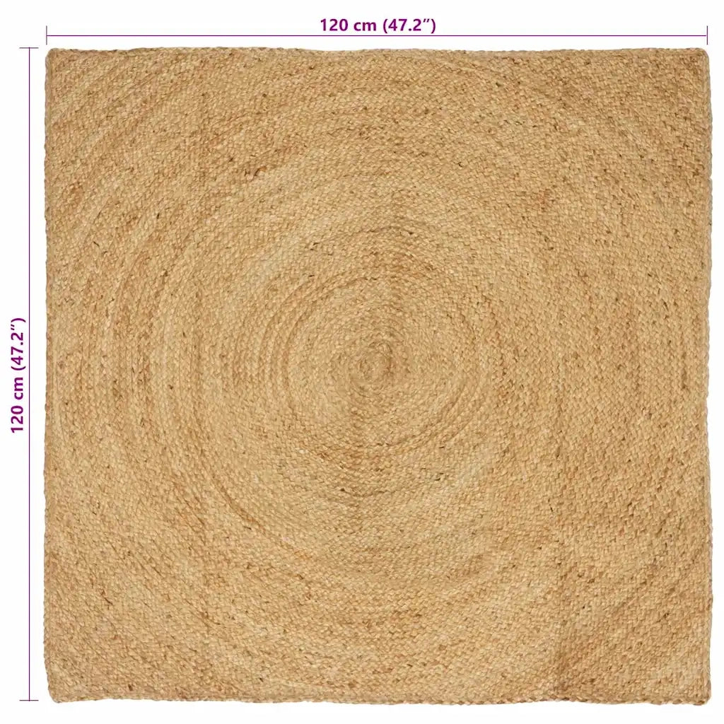 Tappeti per area Naturale 120 x 120 cm Juta