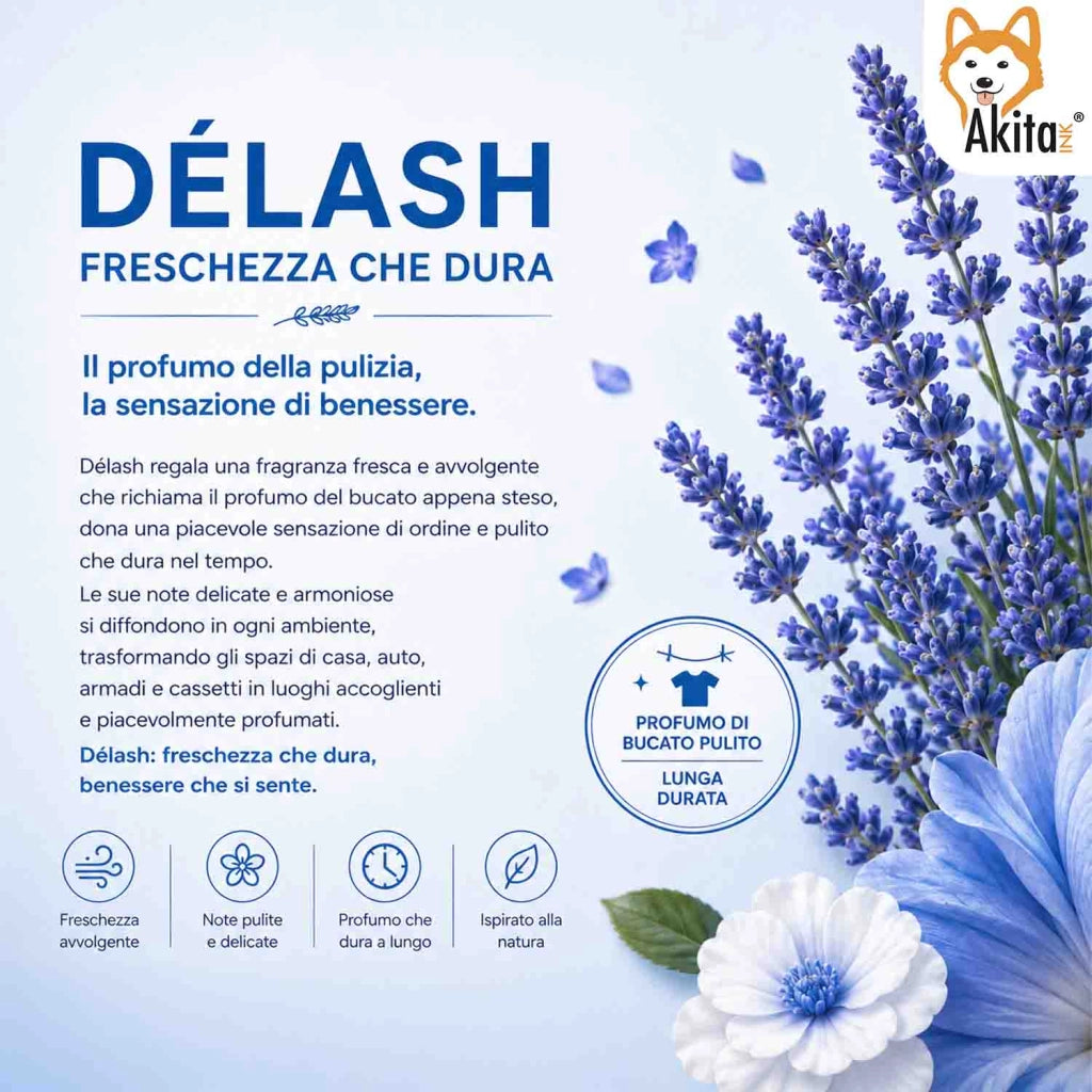 Akitaink 6 Sacchetti Profumati Delash Armadi