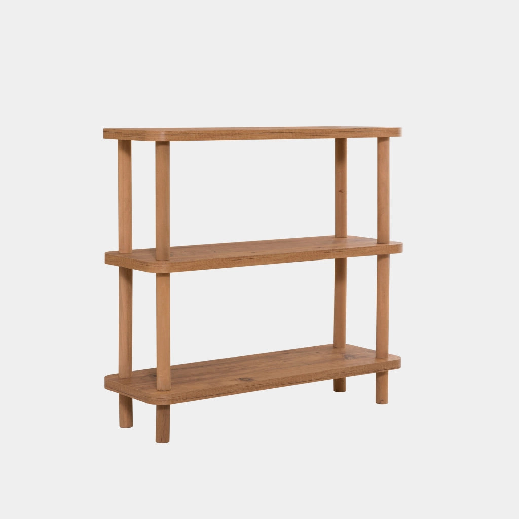 Libreria in legno "Step" - 80 x 28 x 75 cm - Marrone