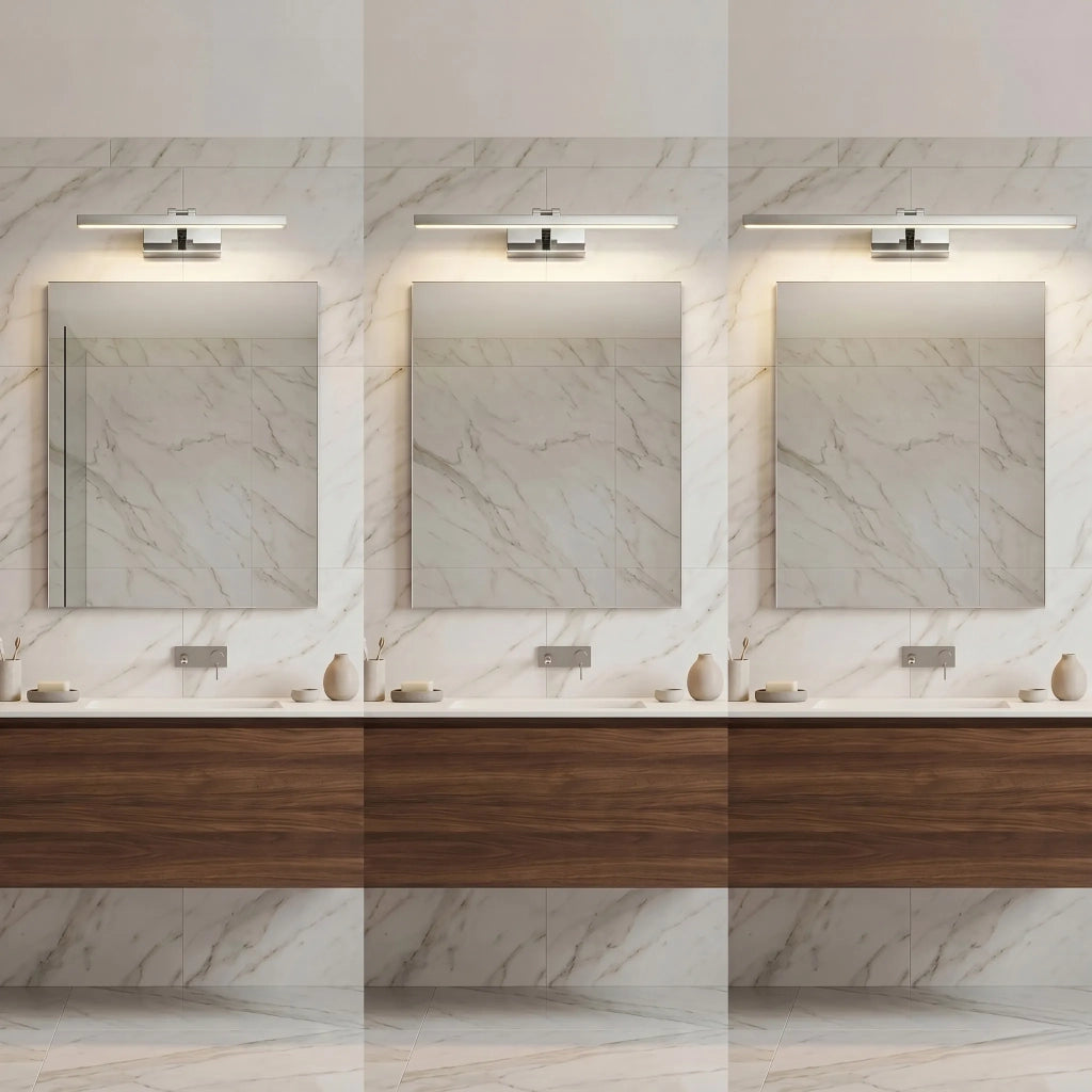 Applique Da Bagno Led APP1858-1W 60 Cm Chrome