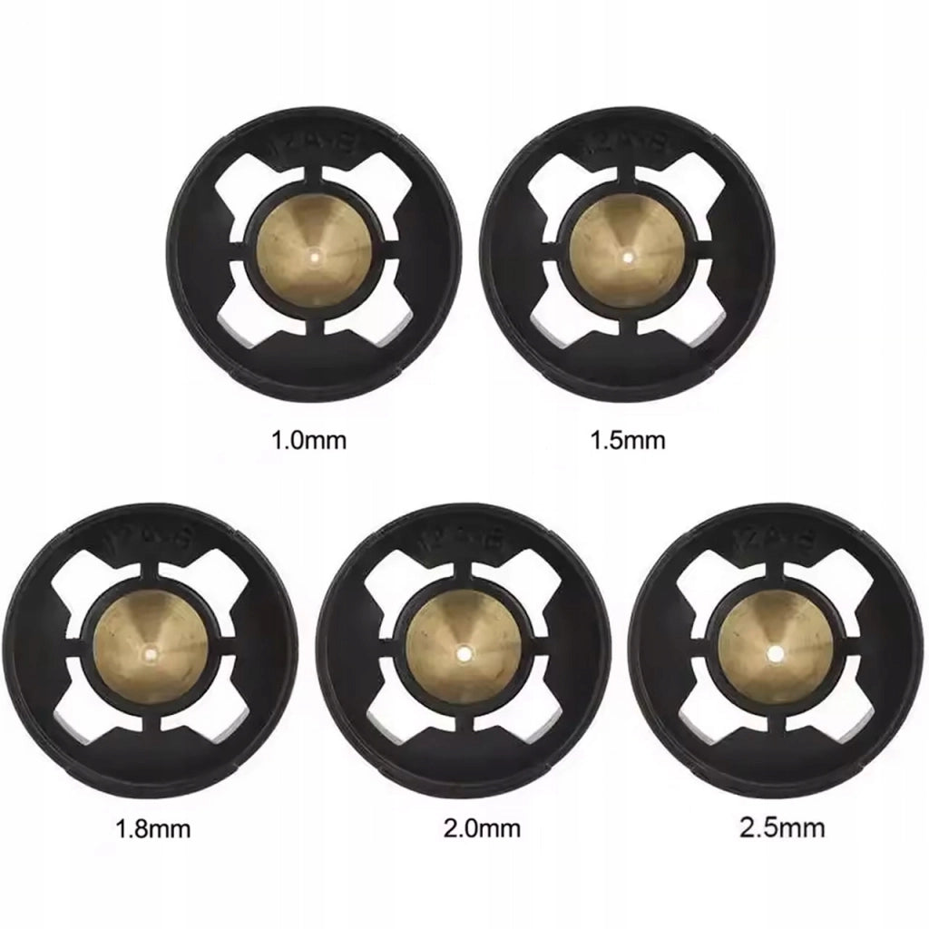 Set di Ugelli per Spruzzatore di Vernice – Diametri 1.0/1.5/1.8/2.0/2.5 mm