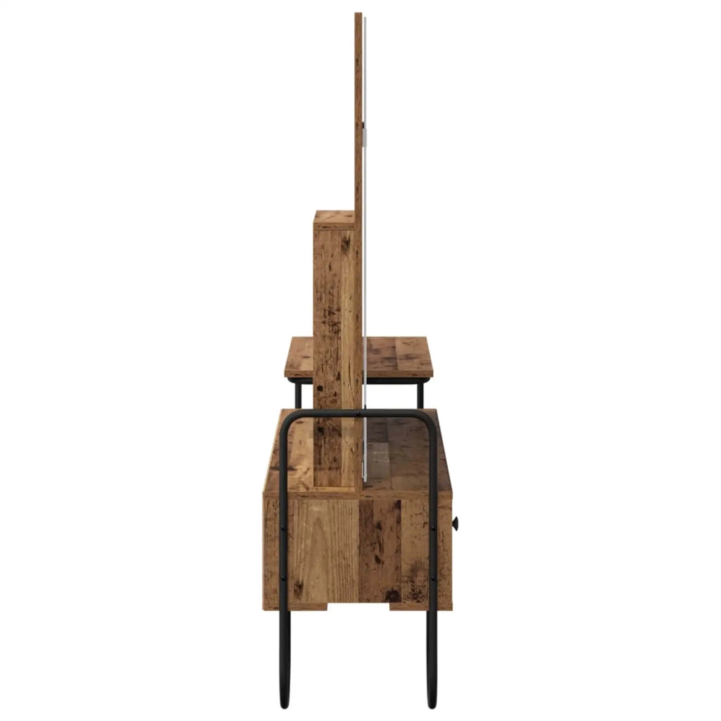 Tavolo da Trucco con cassetto Legno antico Legno ingegnerizzato 8007687