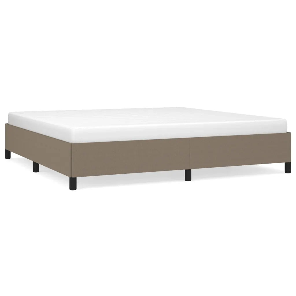 Giroletto senza Materasso Tortora 200x200 cm in Tessuto 347094