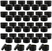 Set di contenitori per candele in metallo, 48 pezzi, 4 oz, con coperchi, per uso artistico e artigianale