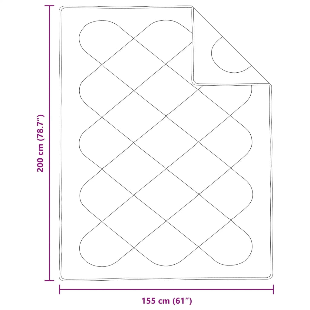 Set di Piumoni con cuscino 2 pz | Duvet Bianco Microfibra