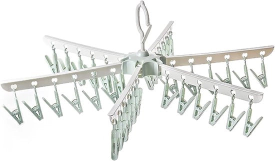 Droogrek Rotativo per Calze - Multifunzionale - 1 pezzo - Bianco - Plastica