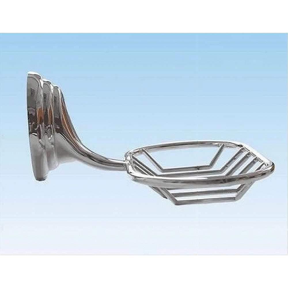 Trade Shop - Porta Sapone Saponetta Mensola Fissaggio A Parete Accessorio Bagno Circle 52029 -
