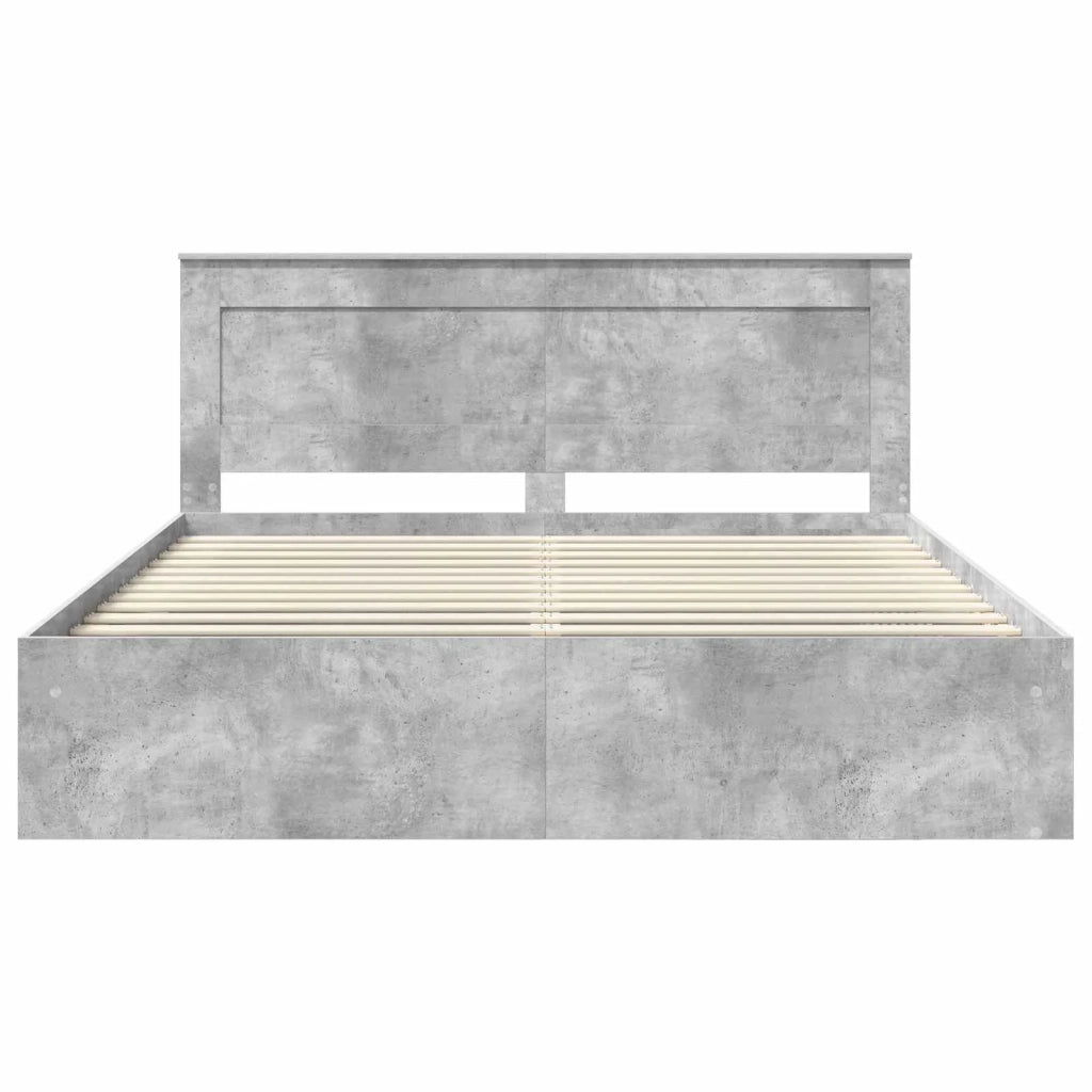 Struttura del letto Calcestruzzo 180 x 200 cm Pino massello 3410059