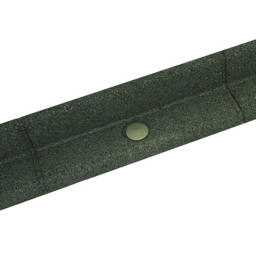 Bordura Flessibile da Giardino 30 x 1,2 m Verde con Martello in Gomma