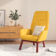 Poltrona Relax Giallo Senape in Tessuto 341390
