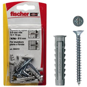 FISCHER SX 6 S-K CONFEZIONE TASSELLI E VITI - CONF. 15PZ