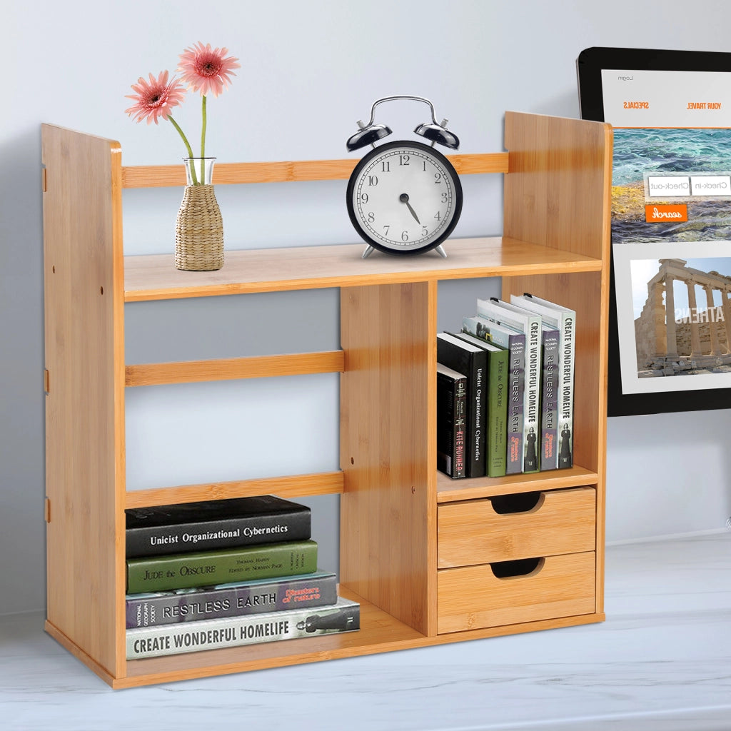 Libreria scaffale divisorio in bamb¨´ naturale ¨C Minimal ¨C 80x30x180