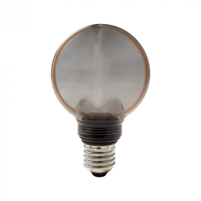 Lampadina LED decorativa G80 fumé E27 4W 100lm 1800K