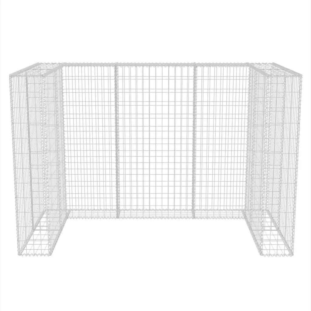 Gabbione in Rete in Acciaio per 2 Cassonetti 180x100x120 cm  cod mxl 42083