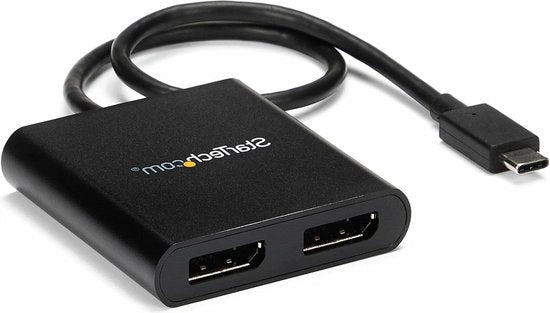 Adattatore DisplayPort Multi-Schermo | Hub MST 2 porte | Splitter USB-C a 2x DP | Hub MST DP