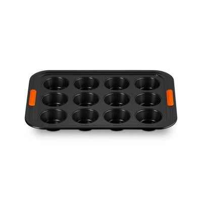 Le creuset muffin tin carbon steel non-stick nonstick 12pcs (46058000010000) - 159076