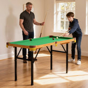 TAVOLO DA BILIARDO Pieghevole 120 cm Verde con Accessori
