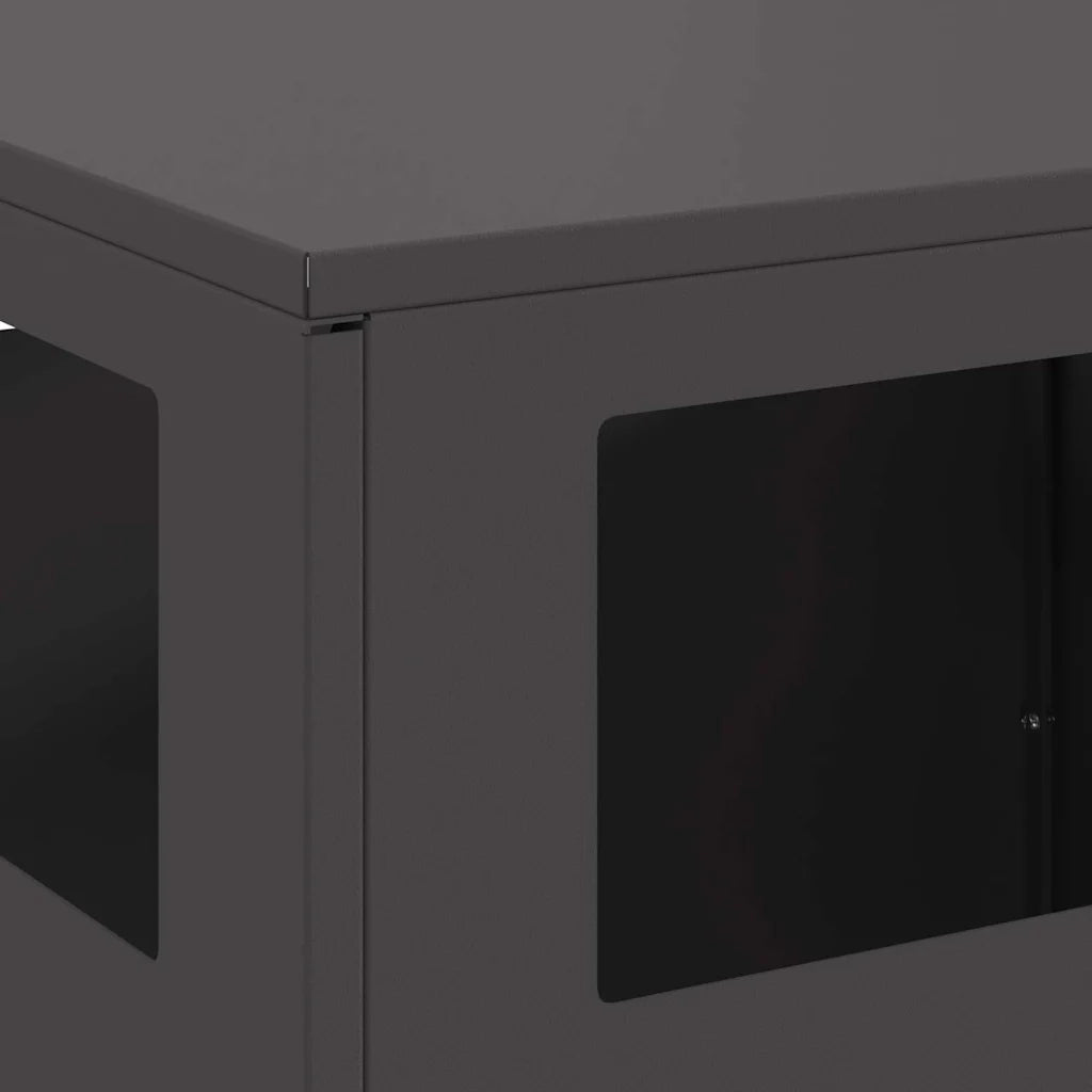 Focolare Nero 50 x 50 x 100 cm Acciaio CFW2815991