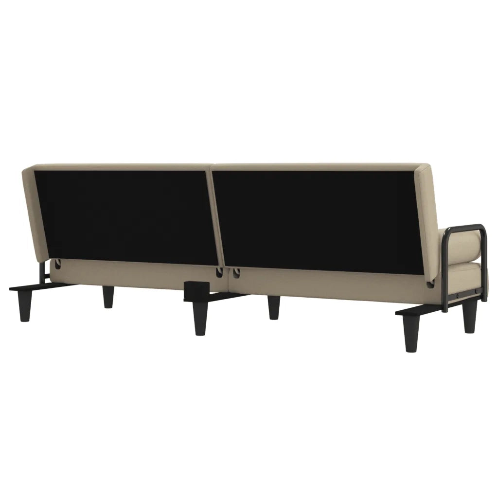 Divano letto | Sof¨¤ letto | Letto singolo con Braccioli Crema in Tessuto