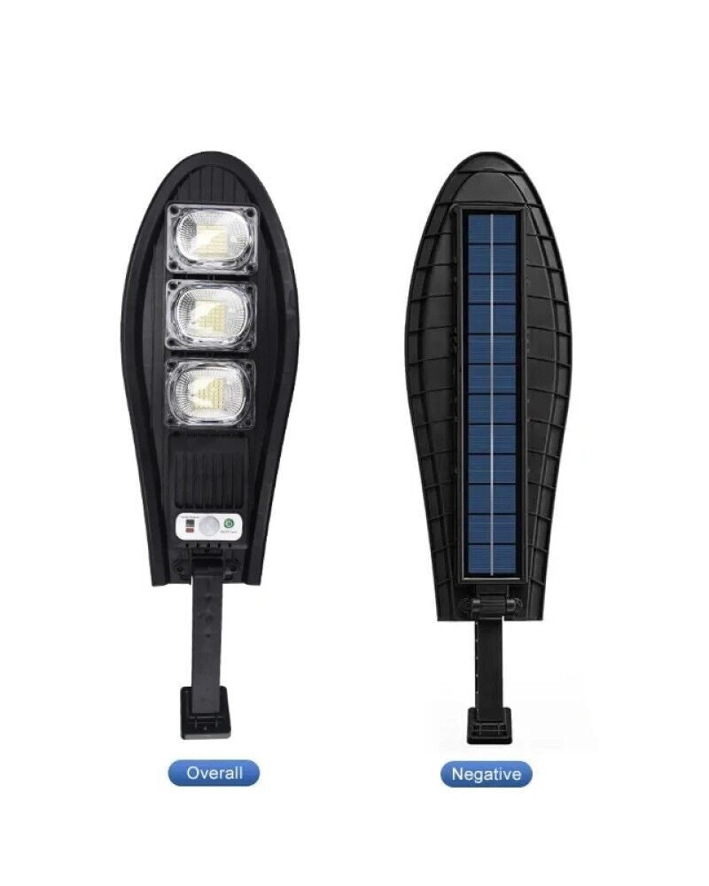 Lampione solare 126 LED sensore di movimento LUCE FREDDA 6500K TELECOMANDO IP65  W778B - ZENCOCCO