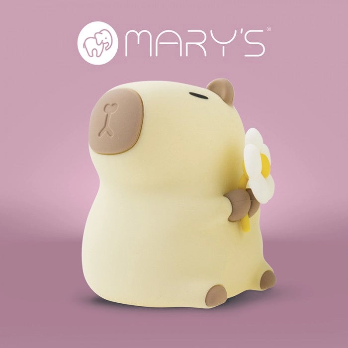 Lampada notte bimbi wireless dimmerabile RGBW capibara beige Mary's