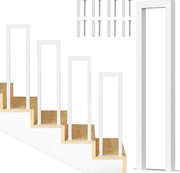 Balaustra di U-forma 95cm in Acciaio Balaustra Esterno e Interno Balaustra di Scale Balaustra di Balcone in Acciaio Bianco
