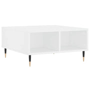 Tavolino da salotto | Tavolino da caff¨¨ | Tavolino da Soggiorno Bianco 60x60x30 cm in Legno Multistrato