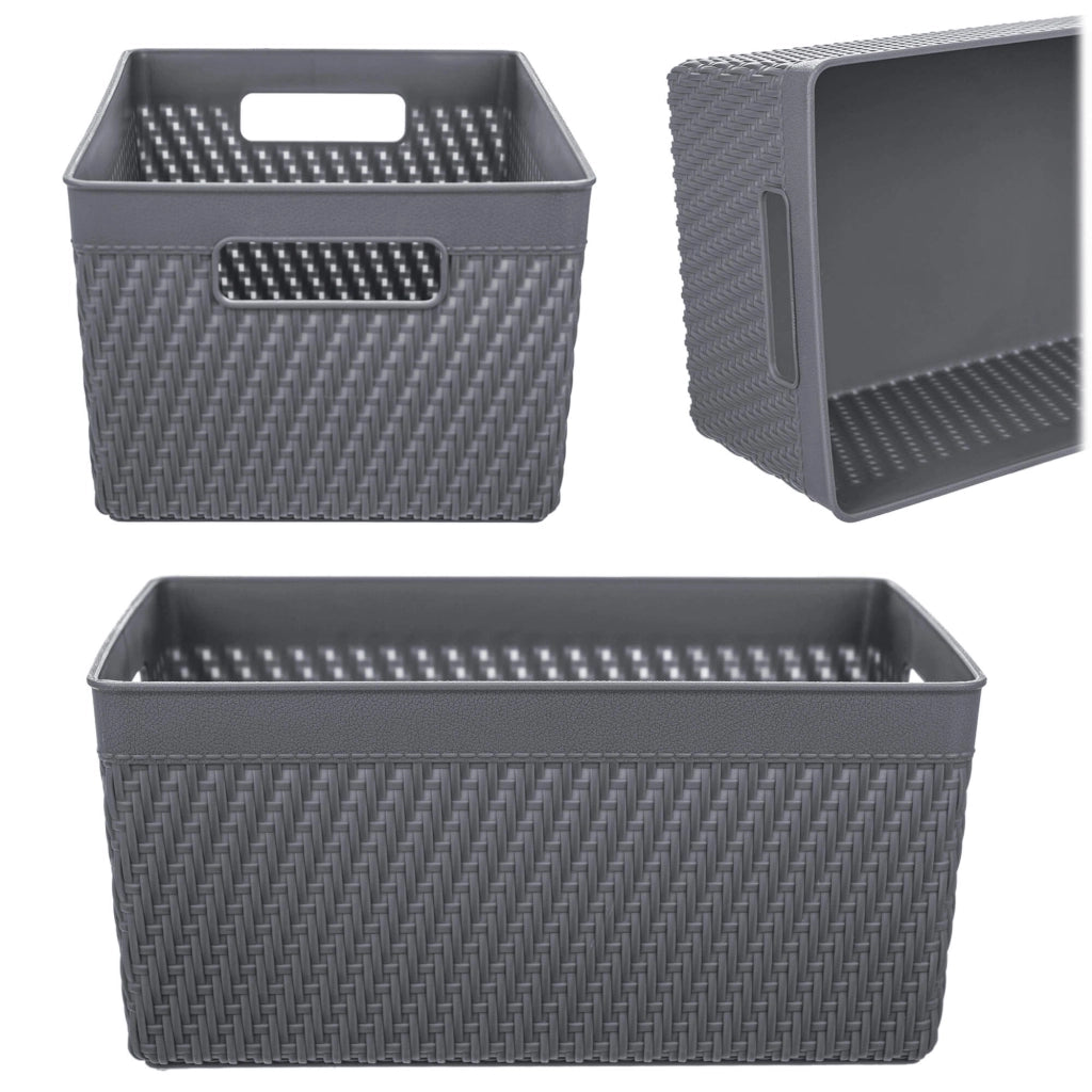 Cestino organizer KADAX, contenitore universale per riporre oggetti, 16,5x25 cm