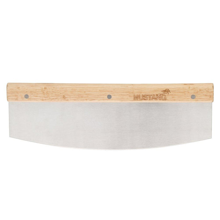 Taglierina Taglia Pizza Robusto con Manico in Legno Antibatterico Lama Acciaio