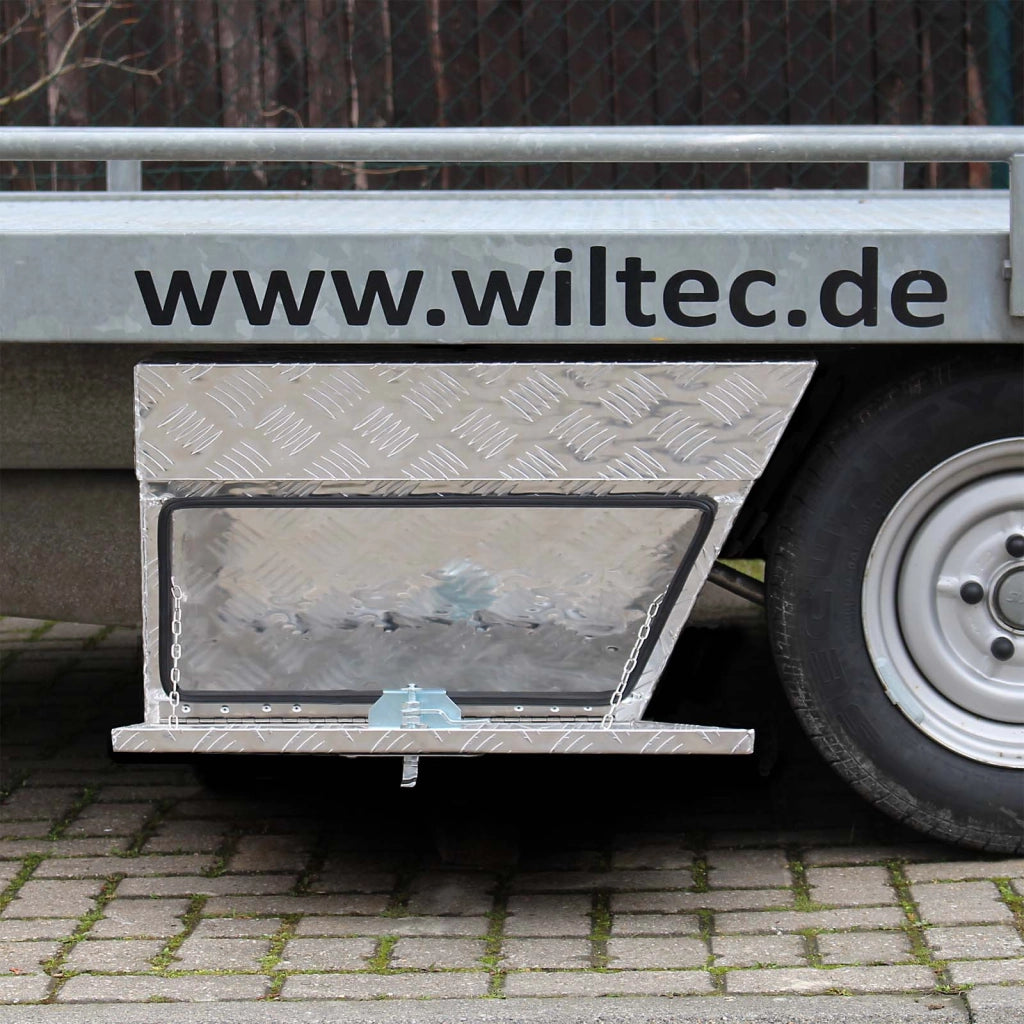 Cassetta porta attrezzi camion lato destro, alluminio 75x25x40cm max 60 l Gavone sottoscocca