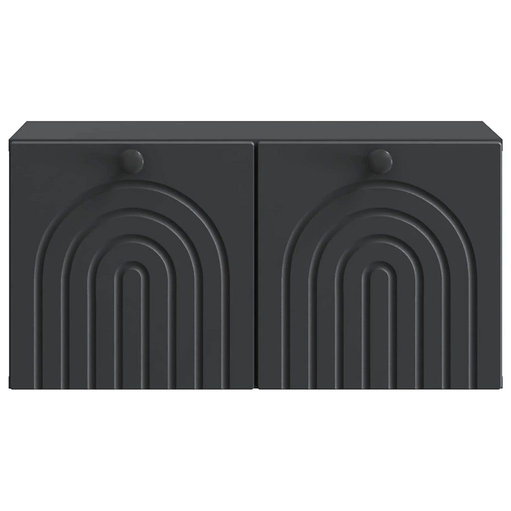 Mobile Porta TV da Muro Nero 59,5 x 31 x 30 cm 898196