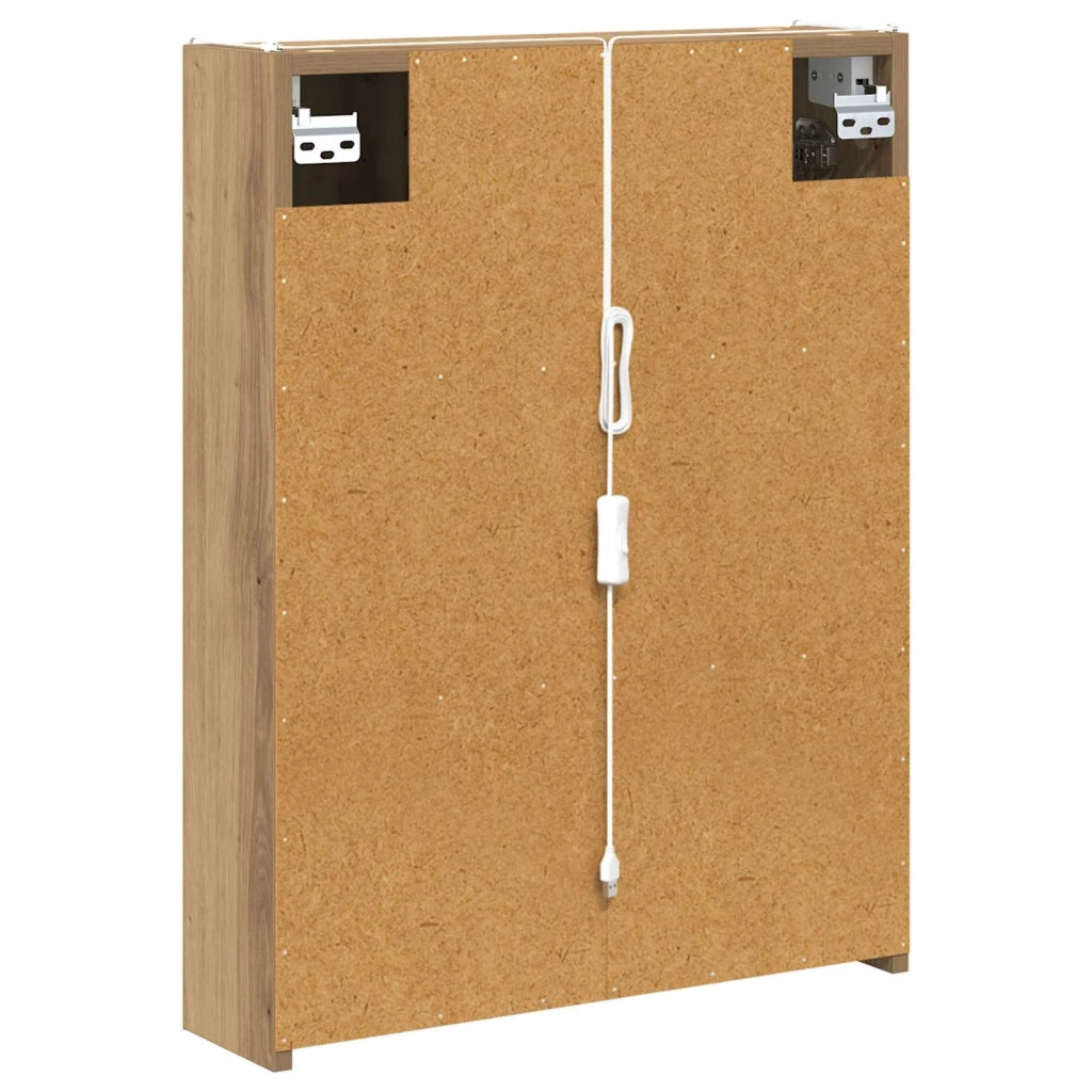 Mobiletto per specchio da bagno Rovere Artigianale