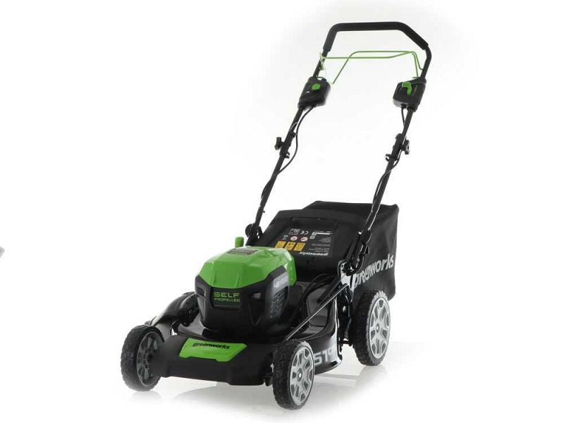 Rasaerba a batteria Greenworks GD48LM51SP semovente batteria 48V 4Ah e carica