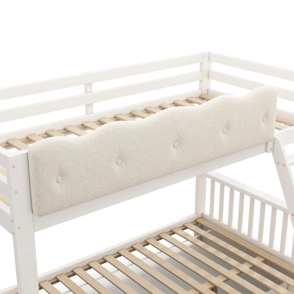 Letto a Castello 90 x 200 e 140 x 200 cm; Letto 3 Posti con Cassetti e Portariviste