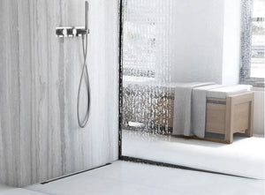 Profilo Doccia Pendenzato 100cm Black sinistra