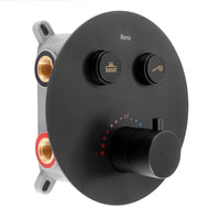 Set Doccia Da Incasso Rea Lungo Black Matt Box