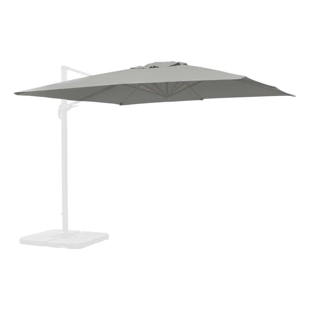 Telo per ombrellone falgos 3x3m, grigio